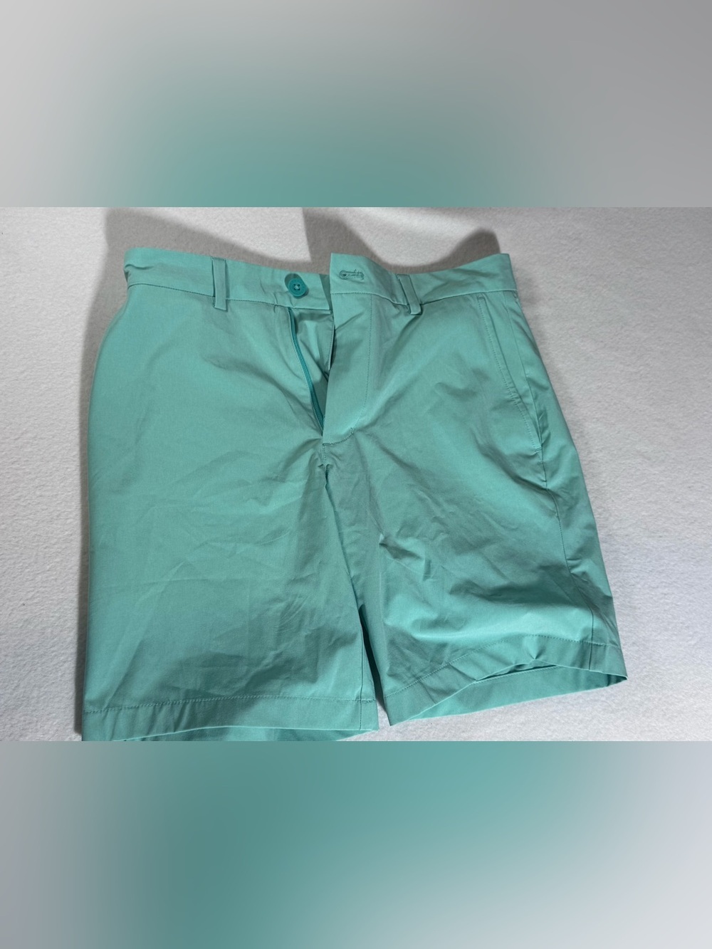 Vineyard Vines Aqua Flat-Front Men's Shorts